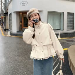 2026 Autumn New Short Windbreaker Jackets Women Trench Coat Female Casual Korean Fashion High-end All-match Outerwear Top Lady