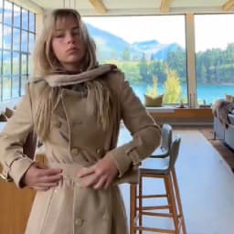  Vintage British Style Women Trench Coat Double Breasted Belted Mid Long Windbreaker Lapel Slim Fit Cozy Streetwear Outerwear