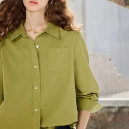 TOYOUTH Women's Pure Cotton Cavalry Twill Blouse 2026 Autumn New Long Sleeve Loose Fit Athletic Preppy Lazy Commute Style
