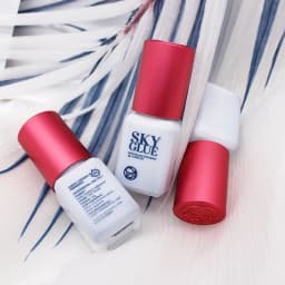 5 Bottles Original Sky Glue for Eyelash Extensions 5ml Korea Sky S Plus Type Red Cap Glue Professional False Lash Adhesive Tools