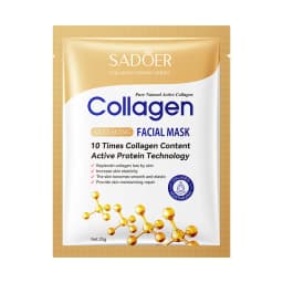 30PCS Collagen Facial Mask, Anti-Aging & Hydrating Mask Pack, Deep Moisturizing, Improve Dry Skin, Smooth & Repair Skin, Daily Face Care Masks for All Skin Type