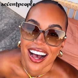 Oversized Sexy Cat Eye Sunglasses Women Big Frame 2026 Luxury Brand Classic Polygon Sun Glasses for Ladies Retro Shades UV400