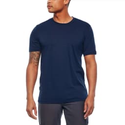 Men's Superfine Merino Wool T-Shirt Base Layer Wicking Breathable Quick Dry Anti-Odor No-itch Comfortable Fit Size