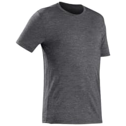 Men's Superfine Merino Wool T-Shirt Base Layer Wicking Breathable Quick Dry Anti-Odor No-itch Comfortable Fit Size