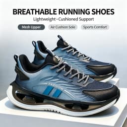 Men's Marathon Running Shoes Carbon Plate Air Cushion Breathable Nonskid Lightweight Athletic Walking Sneakers Free Shipping