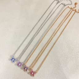 Butterfly Pendant 925 Silver Colorful 5A Zircon Crystal Wing Women's Necklace Double Layer Chain Dainty Valentine's Jewelry Gift