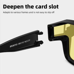 CAPONI Night Vision Men Sunglasses HUD Anti Glare Photochromic Day and Night Use Outdoor Driving Frame Cover Goggles BSYS36703