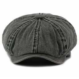 HT5112 Mens Berets Women Retro Washed Cotton Octagonal Beret Hat Male Female Ivy Flat Cap Spring Autumn Adjustable Beret Capens