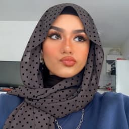 Luxury Muslim Hijab Retro Polka Dot Scarf Skin-friendly Jersey Bandana Elegant Headscarf for Women Brunch Date Weekend Travel