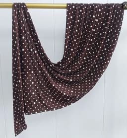 Luxury Muslim Hijab Retro Polka Dot Scarf Skin-friendly Jersey Bandana Elegant Headscarf for Women Brunch Date Weekend Travel
