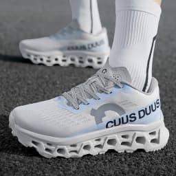 Unisex Sneakers Fashion Lace Up Outdoor Running Anti Slip Cushioning Men Training Shoes 2026 Comfort Thick Soled Sports Shoes