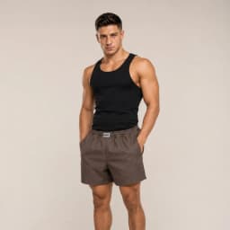 2026 Summer New Arrival 100% Cotton Unisex 270g Heavyweight Woven Sports 5-Inch Shorts Gym Fitness Workout Athletic Bottoms