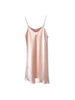 SuyaDream Woman Mini Dress 19mm 100%Real Silk Sleeveless Solid Spaghetti Strap Sleep Dresses 2025 Elegant Chic Clothes