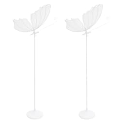 2PCS 48W Romantic Butterfly Floor Lamp,Wedding LED Light,Creative Butterflies Decoration Lights, Road Pilot Lamps for Home,Totel