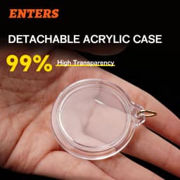35mm Round Shape 100 Sets Key Chain DIY Materials