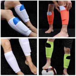 Soccer Shin Guards Football Protectors Pads Adult Kids Shinguards Light Sock Insert Board Boy Training Legging Protective Gear