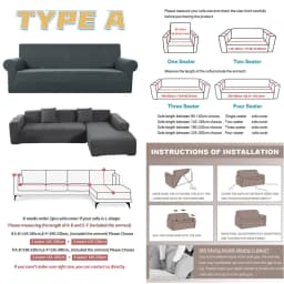 Stretch Jacquard Sofa Covers 1 2 3 4 Seater Couch Cover for Living Room Thick Sofa Slipcovers for Pets Kids Furniture Protector