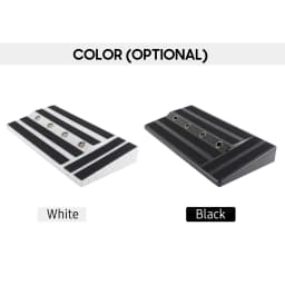 RPB-1BK Big Size Guitar Effects Pedal Board Sturdy PE Plastic Guitar Pedalboard Case with Sticking Tape Guitar Pedal Accessories