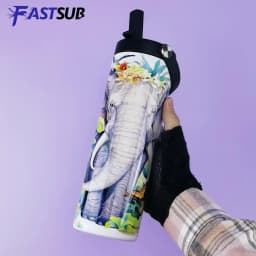 12/25 Pack 20OZ Sublimation Blanks Tumbler, Vacuum Flap With Flip Nozzle, Perfect for Fitness Travel and Sports Water Bottles