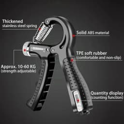 2026 new high-quality rubber polypropylene wire creates a comfortable grip and helps with hand strength training grip device