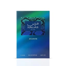 Rasasi Hawas Atlantis Men’s EDP – Fresh Aquatic Marine Aroma, 3.4 fl oz / 100 ml