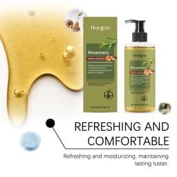 500ML Rosemary Hair Shampoo Gentle Cleaning Scalp Enhance Smoothness Strengthen Hair Root Anti-frizzing Volumizing Refreshing Natural Hair Shampoo