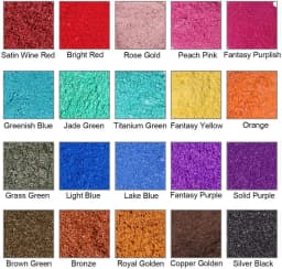 20 Colors 10g Mica Powder Dye DIY UV Epoxy Resin Art Pigment Glitter Powder for Jewelry Making Crafts Tool Nail Art Decoration