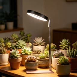 Indoor Full-Spectrum Plant Growth Lights, Led Plant Lights, and Indoor Sunlight-Like Growth Lights, Suitable for Indoor Plants, with a Retractable Base.