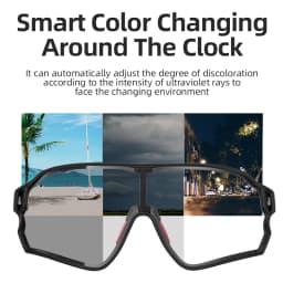 ROCKBROS Cycling Glasses Photochromic MTB Road Bike Glasses UV400 Protection Sunglasses Sport Safe Bicycle Eyewear Equipment