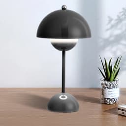 Mushroom Flower Bud LED Rechargeable Table Lamps Modern Desk Lamp Touch Night Light Dimmable Restaurant Cafe Bedroom Decor