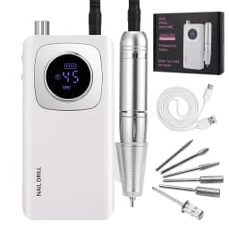 High Speed 45000RPM Electric Portable Nail Drill Bits Full Nail Equipments Sets for Nail Arts Salon