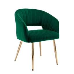 Home Office Swivel Velvet Desk Chair Modern Tufted Accent Armchair with Gold Base Ergonomic Computer Task Stool for Living Room