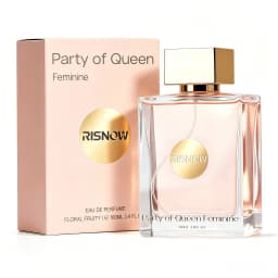 RISNOW Fruity Floral Fragrance 3.4 oz 100ml for WoMen - Party of Queen Feminine with Orange Rose Patchouli Vanilla Long-Lasting Luxury Arabian WoMen's Perfume