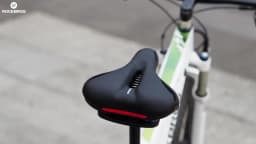 ROCKBROS Bike Saddle Silicone Cushion Shock Absorbing Comfortable Cycling Seat Hollow Breathable Thickened Sponge Bicycle Seat