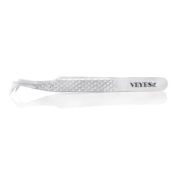 Veyes Inc Eyelash Extensions Tweezers Veyelash Professional 90 Degree Tweezers for Volume Stainless Steel 3D Accurate Closure