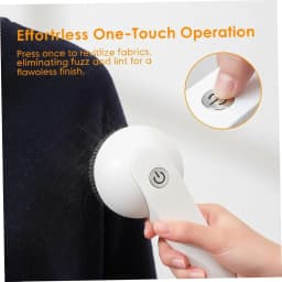 Saker Lint Remover 2026 Plus| Electric Fabric Shaver for Clothing | Type-C Fast Rechargeable Lint Remover Sweater Shaver for Pilling Clothes,Fuzz Fabric,Blankets,Home Decor (White)