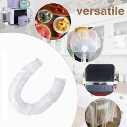 Extra-Large Appliance Covers - Clear PE Protection for Rice Cookers, Baking Pans, Microwaves, Dust & Pest Resistant