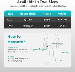 Air Compression Leg Massager for Circulation and Pain Relief, Cordless Full Leg Recovery Boots with Dual Controller