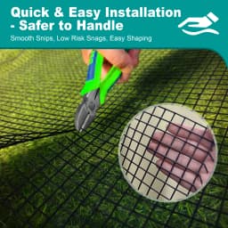 Black Hardware Cloth, 1/2 inch 19 Gauge PVC Wire Mesh Roll Welded Wire Fence for Poultry Netting, Chicken Coop & Pet Cage