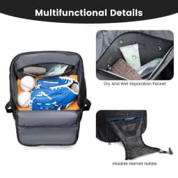 Baseball Equipment Bag Baseball Backpack with Shoe Compartment Softball Bat Bag for Youth Lightweight Softball Bat Backpack