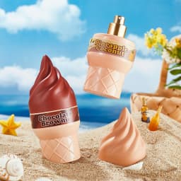 Summer Beach Ice Cream Perfume, 4 Sweet Dessert Scents, Long Lasting Eau de Parfum for Daily Wear, Cute Novelty Gift for Her