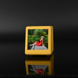 Smart Weather Clock with Electronic Photo Album WiFi Networking Animation Display Desktop Weather Station Automatic Update Ornament