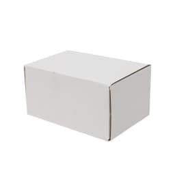 50 Pack White Corrugated Boxes 6x4x2"/6x4x3"/6x4x4" Assorted Sizes Shipping Boxes for Mailing & Gift Packaging