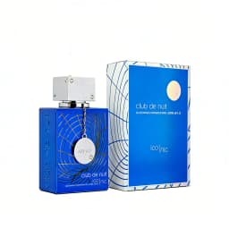Armaf Club De Nuit Blue Iconic Men's Eau De Parfum Spray 3.6 Ounce Fresh Strong Long-Lasting Grapefruit Amber Aromatic Fragrance