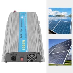 1000W Grid Tie Inverter MPPT Pure Sine Wave 22-50VDC Solar Input AC90-140V Output for 36V Solar Panel