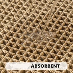 XM-Luvetoria 1pc Waffle Bath Mat Super Absorbent Non-Slip Machine Washable Bathroom Rugs with Quick Dry Ultra Soft Design Boho Farmhouse Decor Rubber Backed for Safety Bath Rug for Bathroom Rug Kitchen Room Bedroom Laundryroom