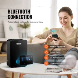 VEVOR Scent Air Machine 180/480/850ml Bluetooth Smart Essential Oil Diffuser Waterless HVAC for Home Office, Hotel