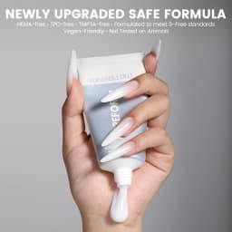 YOKEFELLOW PUREFORM Extension Gel Nail Polish 50g HEMA & TPO Free Milky White Poly Gel for Professional Salon Use PF02 Pure Snow