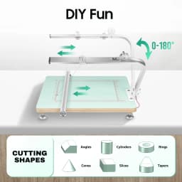 72W Hot Wire Foam Cutter Kit Table Tabletop Hotwire Cutter for Cutting, Forming & Sculpting, Adjustable Temperature & Bracket