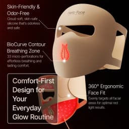 Hello Face M300 4D Light Mask 460/650/850nm Wavelengths Cordless LED Face Mask for Home Use